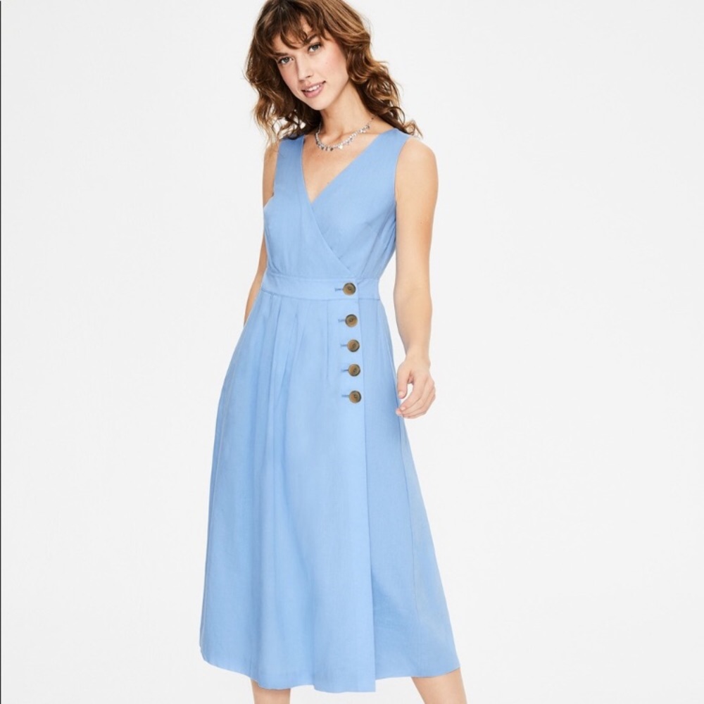 NWT Boden Arwen linen dress. Sz US10